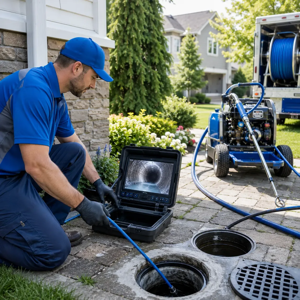 Outdoor drain cleaning professionals serving Hettick, IL