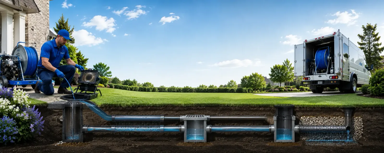 Outdoor drain cleaning information for Hettick, IL